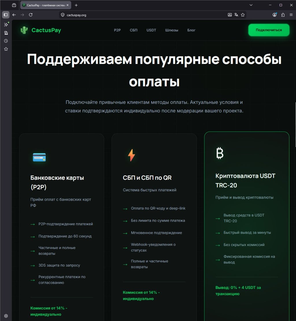 Платежная система CactusPay.PRO - CactusPAY как платежным решением для онлайн-казино