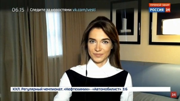 Телеканал «Россия 24» - Телеведущая Александра Назарова